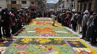 Municipio de Huancavelica volverá a realizar concursos de alfombras en Domingo de Ramos