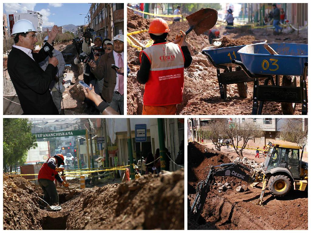 Supervisan obras emblemáticas en Cusco