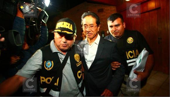 Jaime Yoshiyama fue detenido tras hallarse un arma sin licencia en su domicilio (FOTOS)