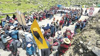 SNMPE: Las Bambas se verá obligada a paralizar su producción por bloqueo de carreteras