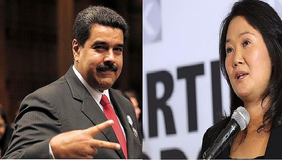 Keiko Fujimori respalda a canciller por declarar persona no grata a Nicolás Maduro