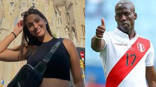 Novia de Luis Advíncula fue a alentarlo hasta España e hizo tour solita (FOTOS)