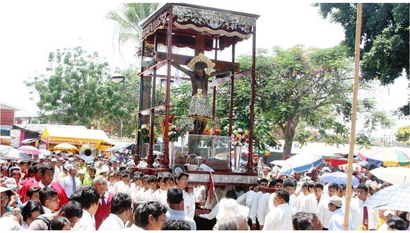 Señor de Chocán de Querecotillo celebró su día con procesión y misa
