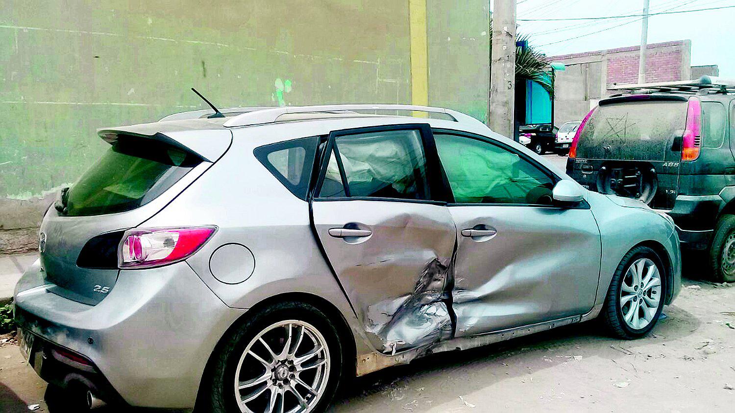 Lambayeque: Tres heridos deja un choque entre dos autos