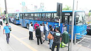 Consorcio suspende servicio del bus azul por partido de fútbol