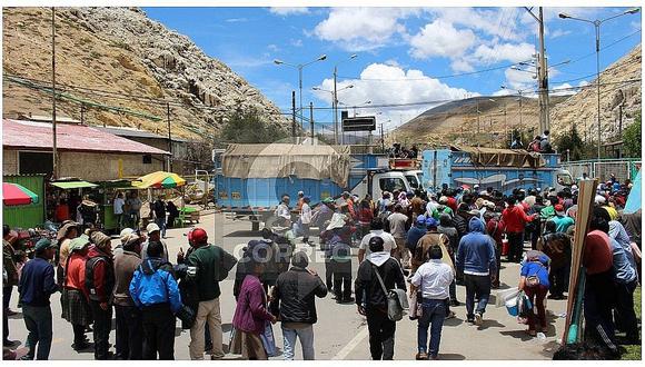 Paro agrario: ​Transportistas confrontan a manifestantes por bloqueo de la carretera Central 