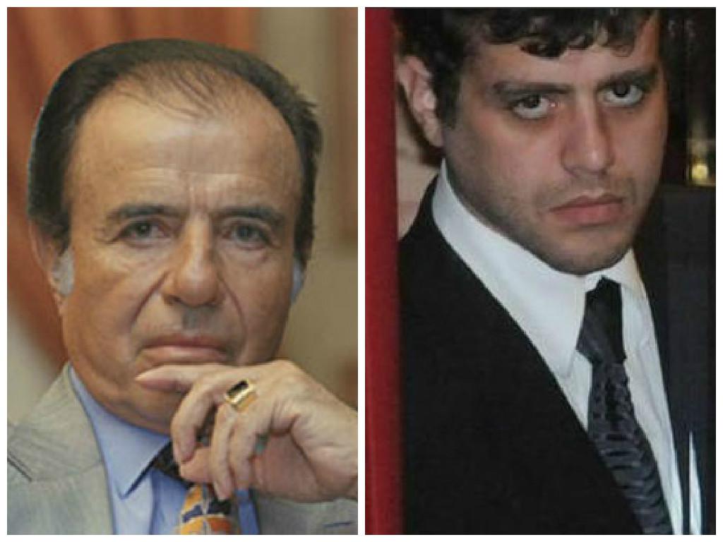 Detienen a hijo de expresidente Carlos Menem con un arma y cocaína