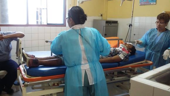 Chimbote: Auxilian a hombre tras sufrir fuerte golpiza