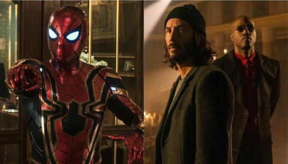 "Spider-Man: No Way Home" y "The Matrix Resurrections" son dos de las películas más solicitadas en época navideña. (Foto: Captura de video)