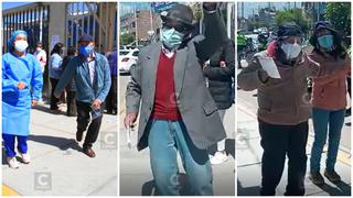 Ancianos bailan luego de aplicarse vacuna Pfizer en Huancayo (VIDEO)