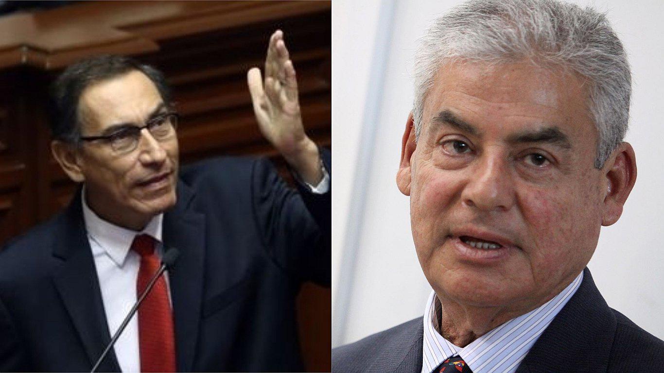 Martín Vizcarra comparte foto con el nuevo premier César Villanueva