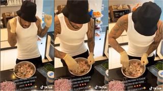 Jefferson Farfán prepara ceviche y baila como Salt Bae en video de Tik Tok 