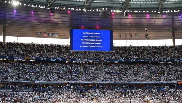 La final de la Champions League se retrasó 15 minutos. (Foto: Agencias)