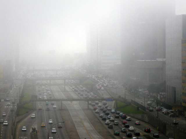 Neblina en Lima continuará hasta el jueves