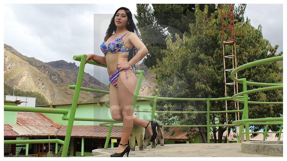 Estas bellas jóvenes aspiran al título de "Miss Expo Huancavelica" (FOTOS)
