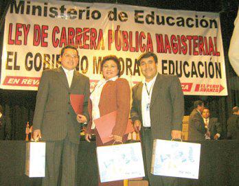 Director de Ugel Ascope llegó alto