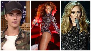 ​MTV EMA 2016: Beyoncé, Adele y Justin Bieber son los artistas con más nominaciones