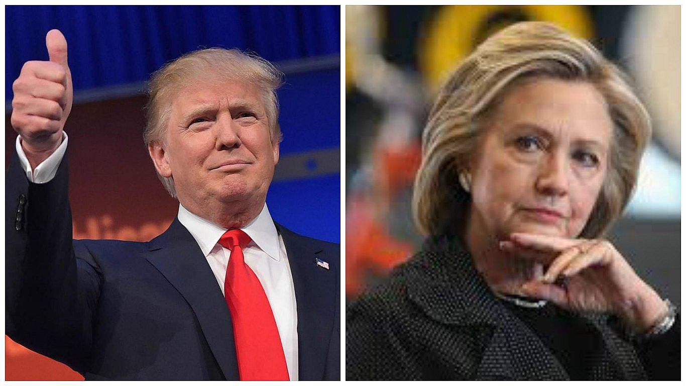 ​Donald Trump supera a Hillary Clinton por un punto en nuevo sondeo