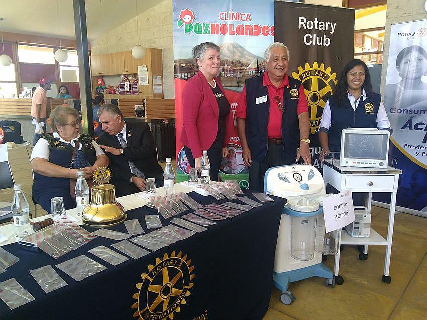 Rotary Club donó equipos médicos para atención a niños