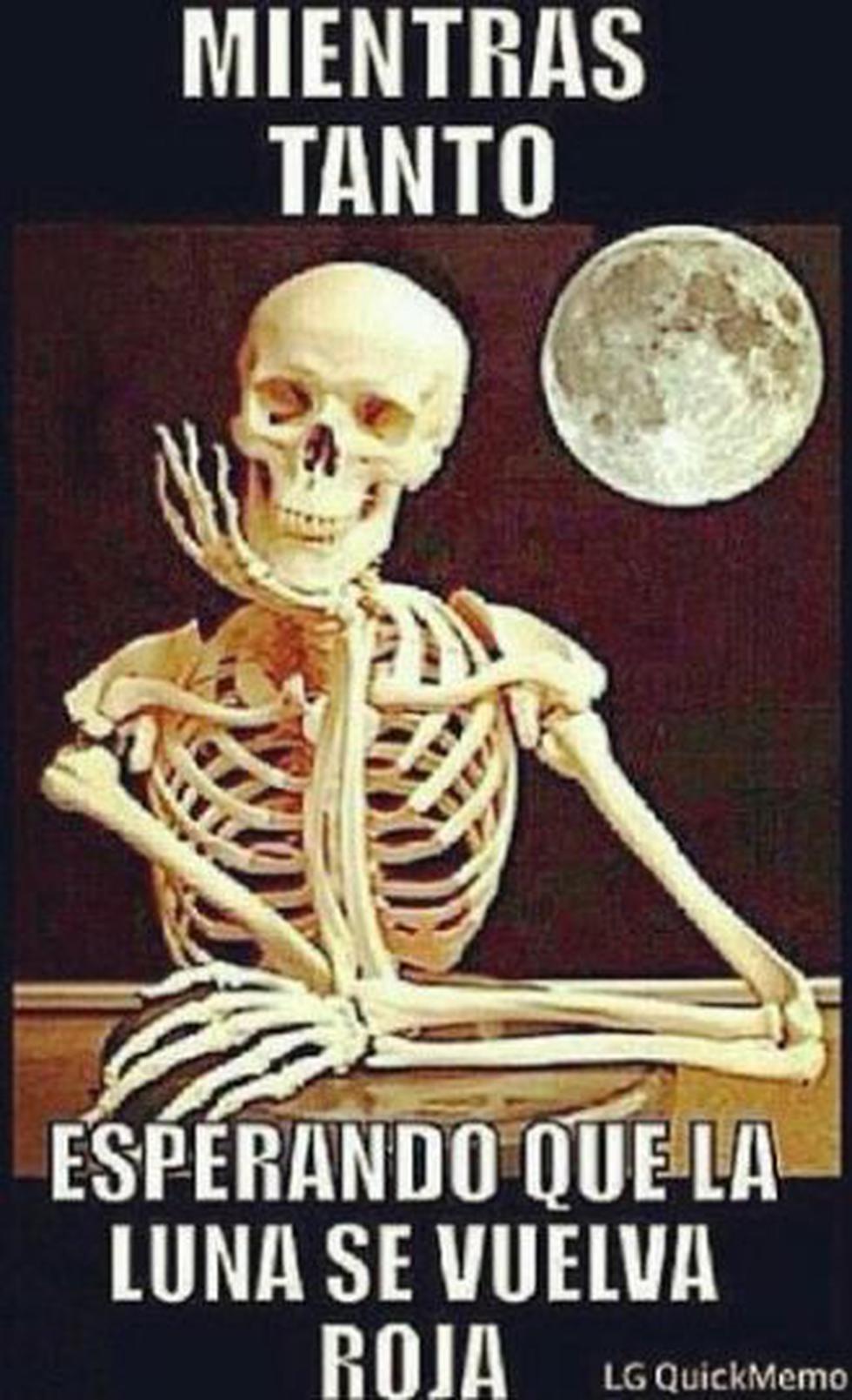 MEMES: Las mejores imágenes tras el fenómeno de la "luna roja"