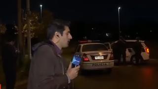 Reportero se vio envuelto en un tiroteo cuando se alistaba a salir en vivo (VIDEO)