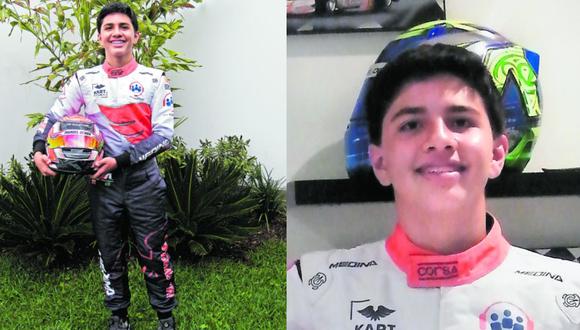 Manuel Ochoa, piloto de kart. Foto: Difusión