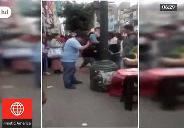 ​La Victoria: Trabajadores de Gamarra denuncian agresión de serenos (VÍDEO)