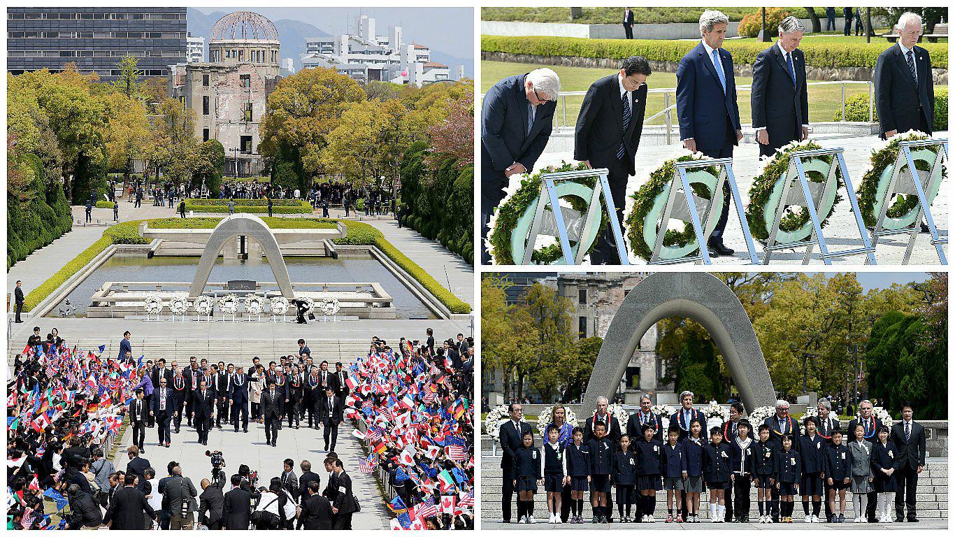 Ministros del G7 pactan en Hiroshima trabajar por un mundo sin armas atómicas