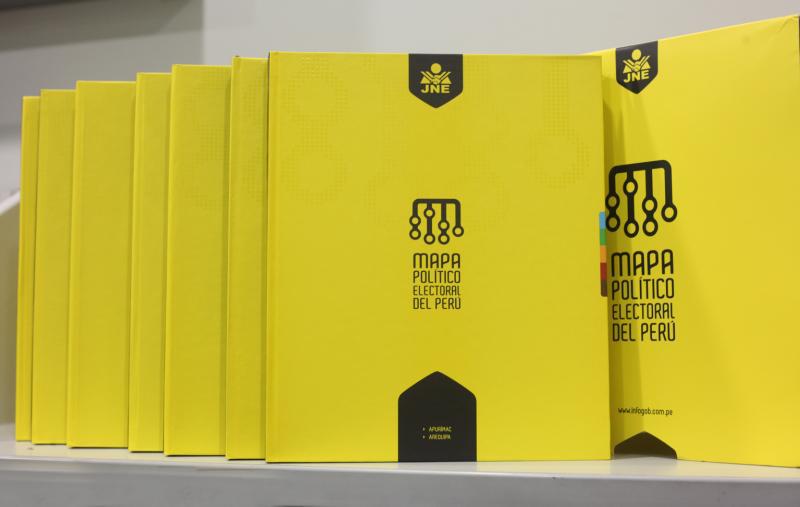 JNE publica Mapa Político Electoral del Perú