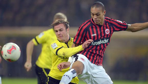 Eintracht Frankfurt de Zambrano perdió 3-0 ante Borussia Dortmund 