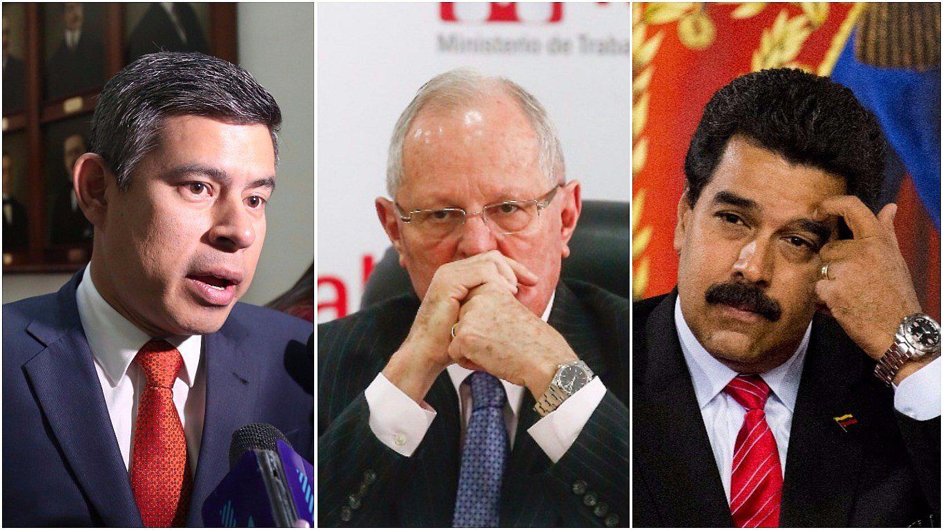 Luis Galarreta rechaza ataques de Nicolás Maduro contra Pedro Pablo Kuczynski 