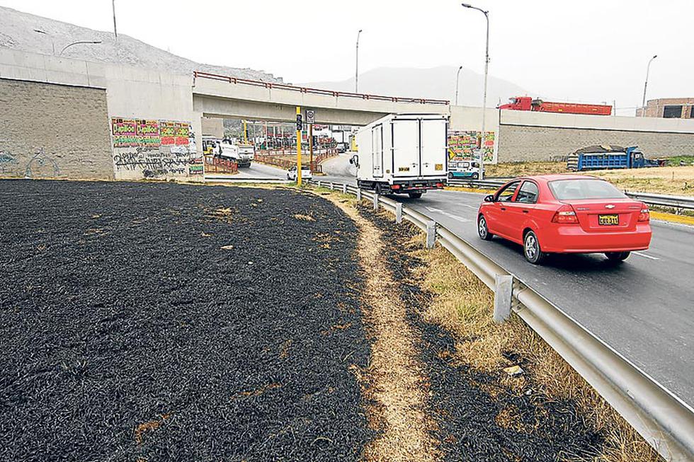 La autopista Prialé es un basural
