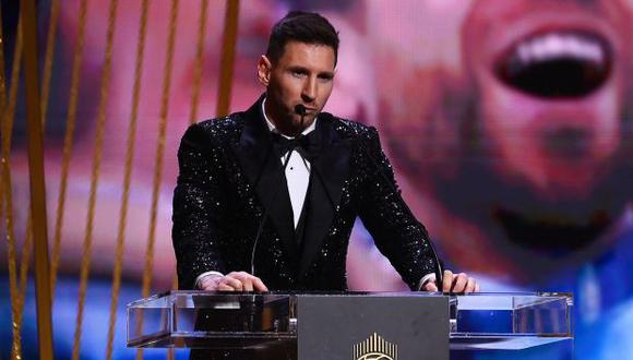 Lionel Messi ganó el Balón de Oro por séptima vez. (Foto: AFP)