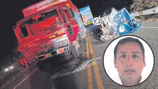 Piura: Mototaxista muere al chocar con un camión en la vía Lancones - Alamor