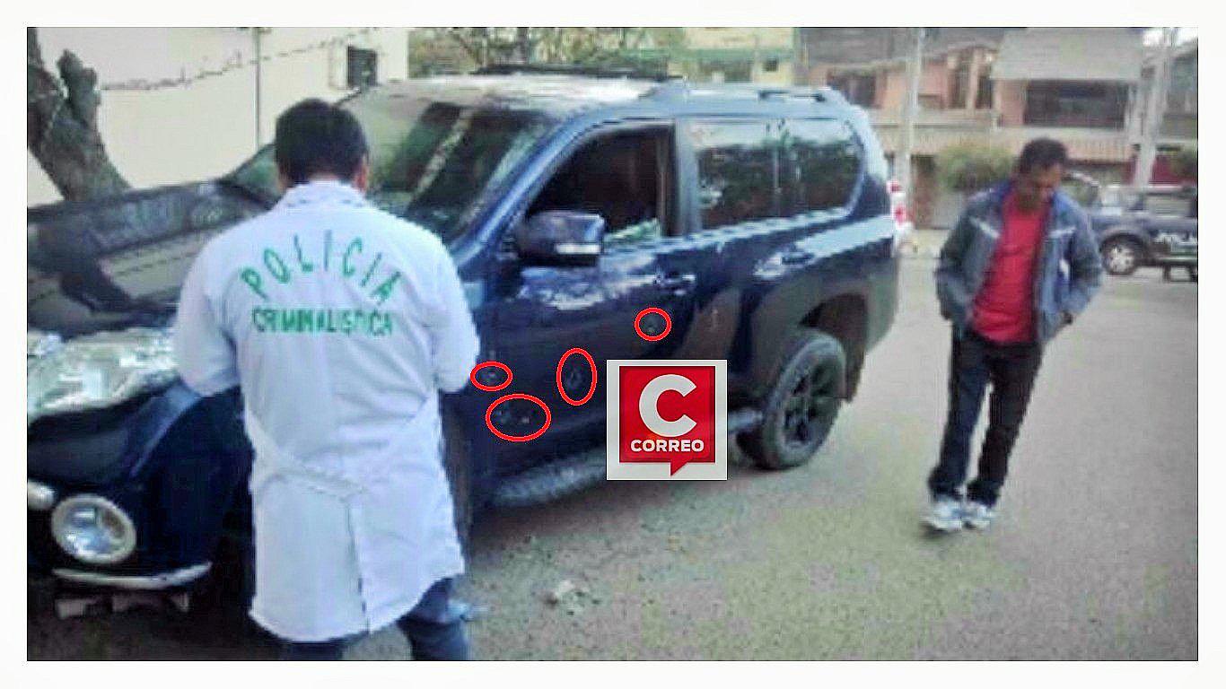 Disparan 11 veces contra tres personas en la urbanización Miraflores