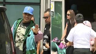 Paolo Guerrero regresó a Lima con Ana Paula Consorte y sus hijos (VIDEO)
