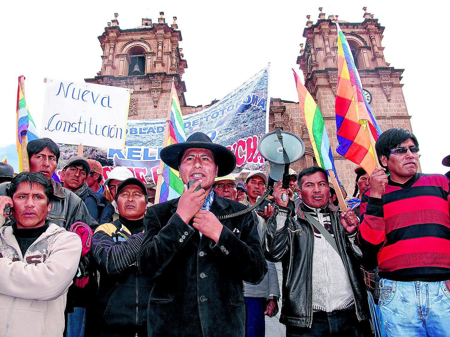 David Pacheco reafirmó que disposición legal favorecería a Aduviri