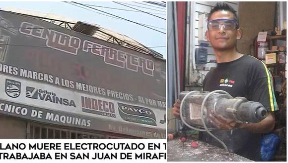 San Juan de Miraflores: Extranjero murió electrocutado en el taller donde trabajaba (VIDEO)