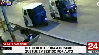 Hombre es atropellado por automóvil y luego es asaltado por mototaxista en Villa El Salvador