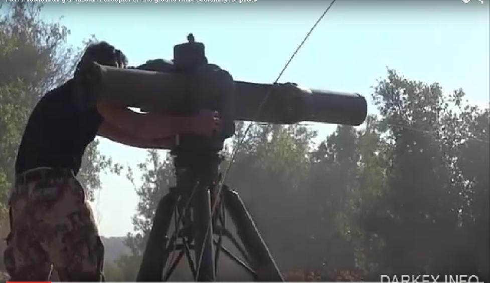  VIDEO: Rebeldes sirios armados por EE.UU. destruyen helicóptero ruso