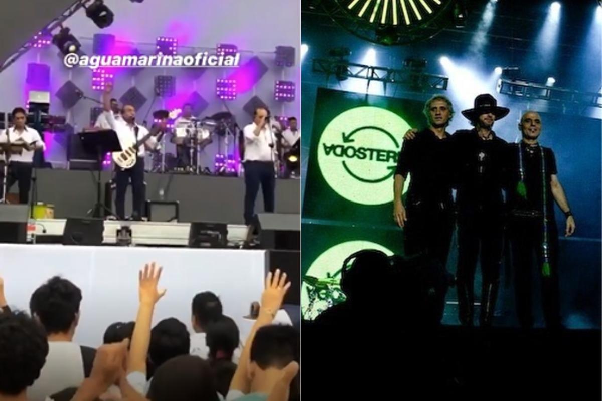 Agua Marina hizo covers de Soda Stereo en el Alternativo Music Festival. (Foto: Captura Instagram/@sodastereo)