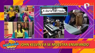 John Kelvin ya está ensayando para regresar a la música y Kurt Villavicencio afirma: Vamos a ver quién lo contrata