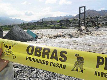 Puente Auquis estaría a punto de colapsar