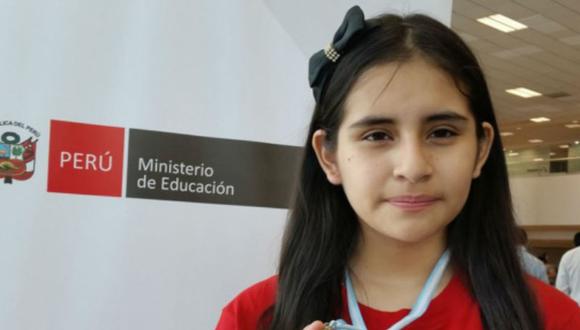 Estudiante peruana logró medalla de oro en competencia de Matemática