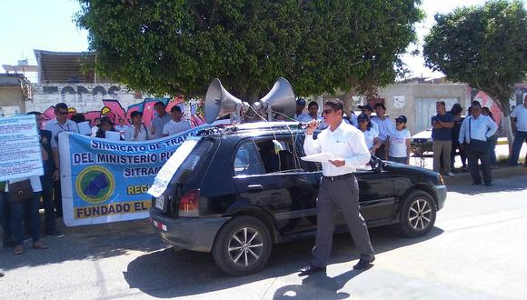 Tumbes: Trabajadores administrativos del Ministerio Público acatan paro de 72 horas