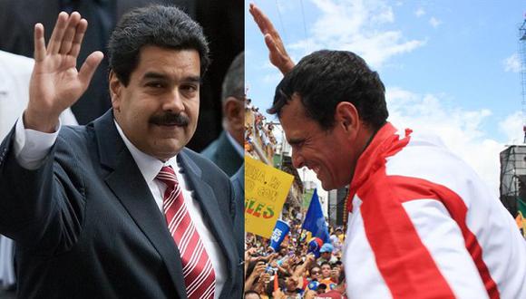 Simpatizantes de Maduro y Capriles convocan manifestaciones en Lima 