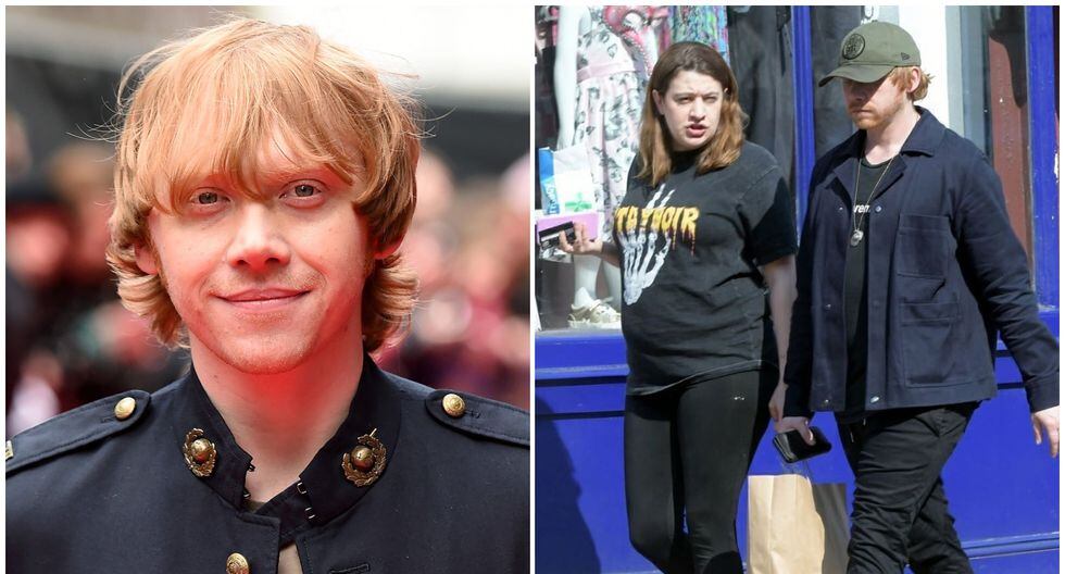 Harry Potter Rupert Grint actor de la saga y su novia Groome