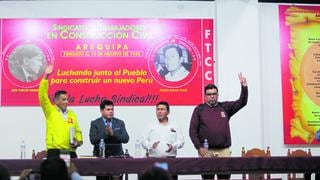 Candidatos al Gobierno Regional de Arequipa le dan espalda a obreros