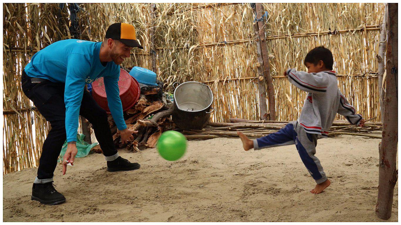 ​Sergio Ramos y su emotivo mensaje a los niños que visitó en Piura [VIDEO y FOTOS]