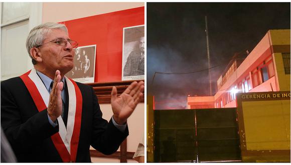 Jorge Castro: Lo que dijo el congresista sobre el incendio que afectó a la Municipalidad de Tacna